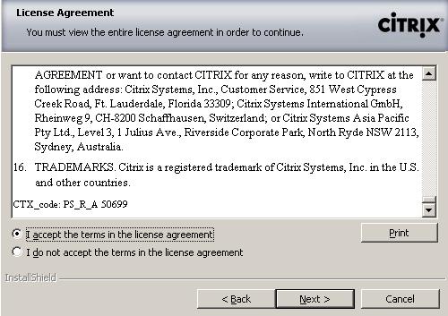 License Agreement