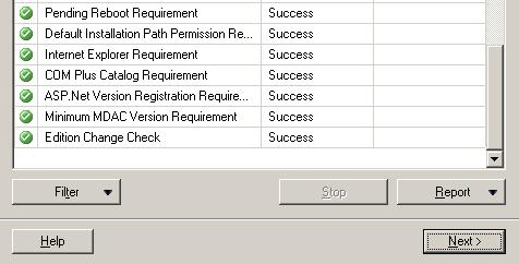 Verification progress