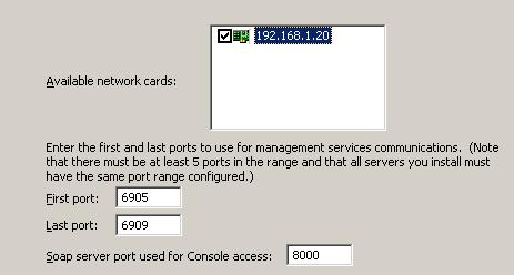 LAN settings